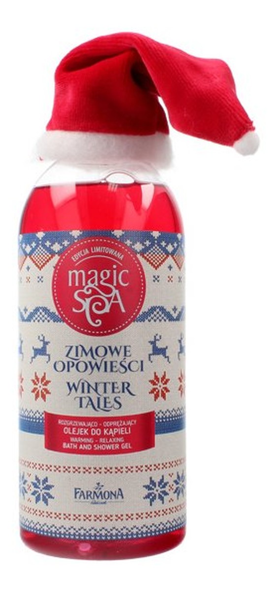 Zimowe Opowieści Olejek do kąpieli rozgrzewająco-odprężający- wersja świąteczna