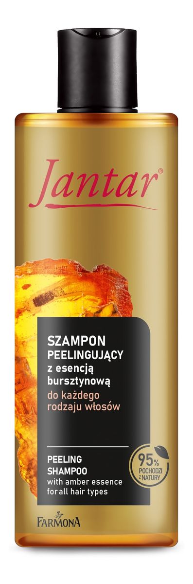 szampon peelingujący z esencją bursztynową-do każdego rodzaju włosów