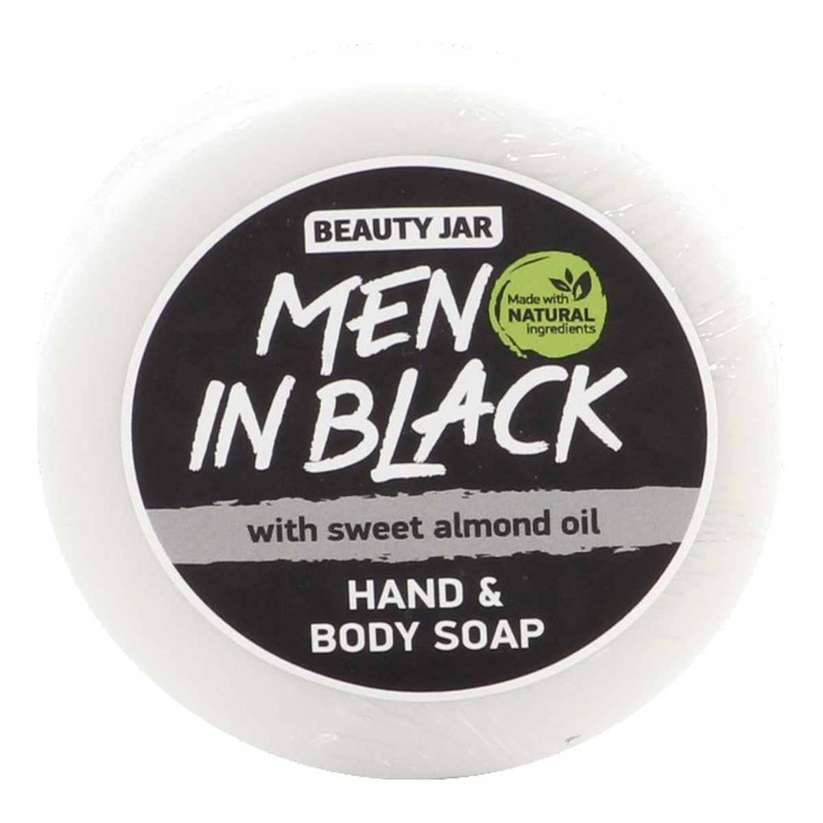 Beauty Jar MEN IN BLACK Mydło do ciała i rąk 80g