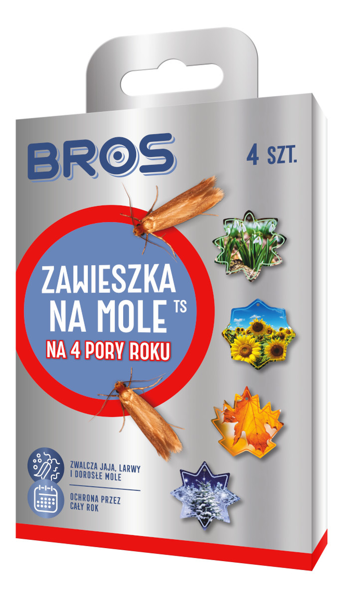 Zawieszka na mole Cztery Pory Roku 4szt.