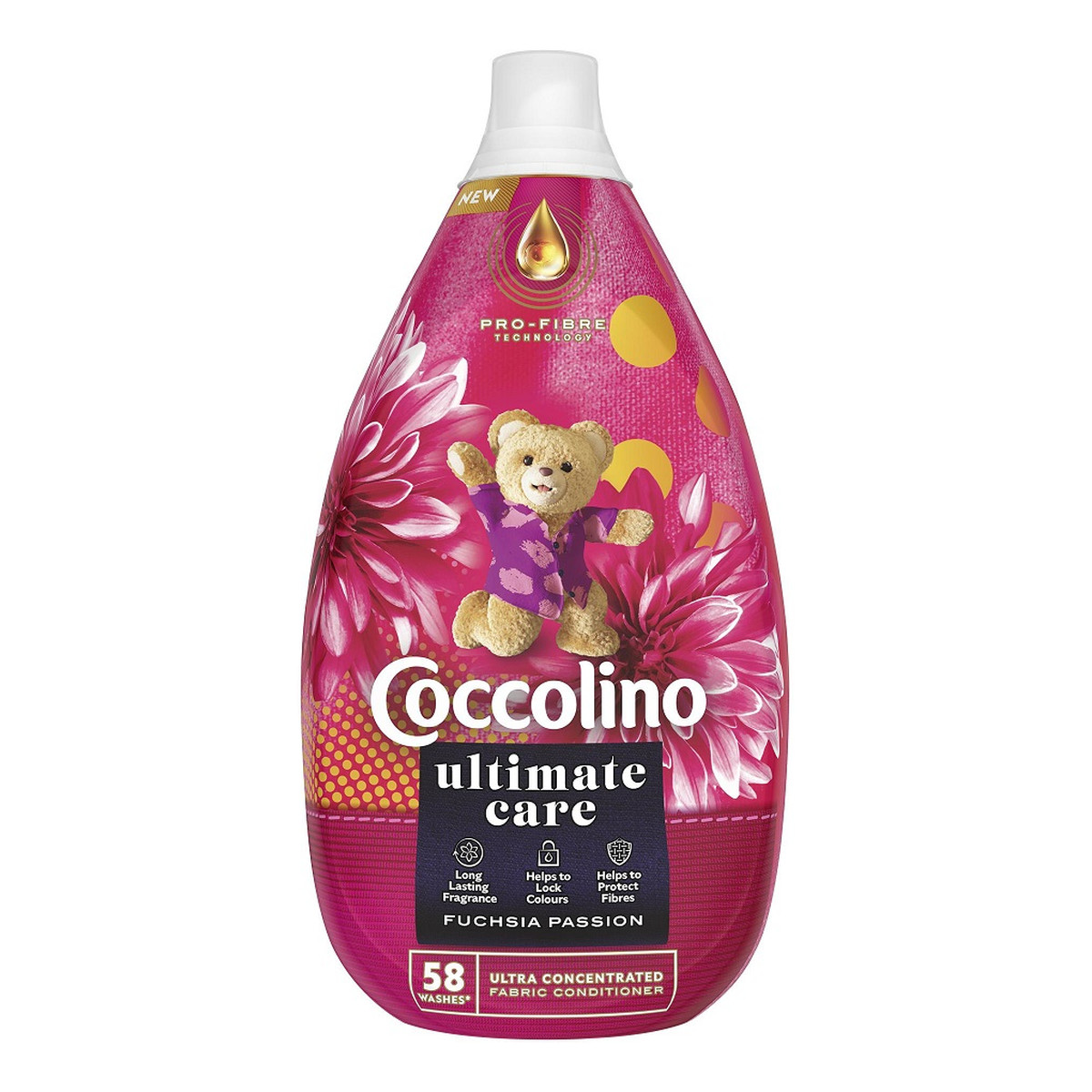 Coccolino Ultimate care fuchsia passion płyn do płukania z technologią chroniącą tkaniny 870ml