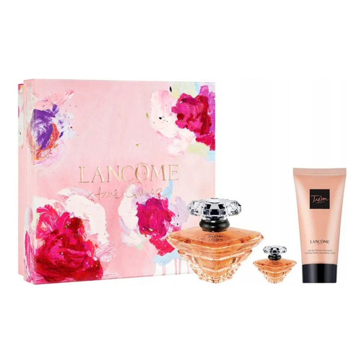 Lancome Tresor Zestaw woda perfumowana spray 30ml + balsam do ciała 50ml + woda perfumowana 7.5ml