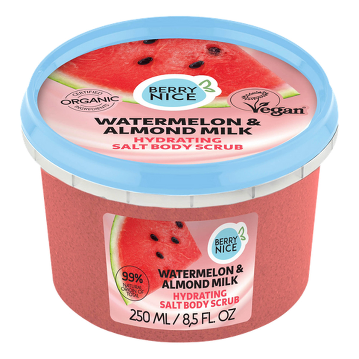 Berry Nice Peeling do ciała watermelon & almond milk 250ml