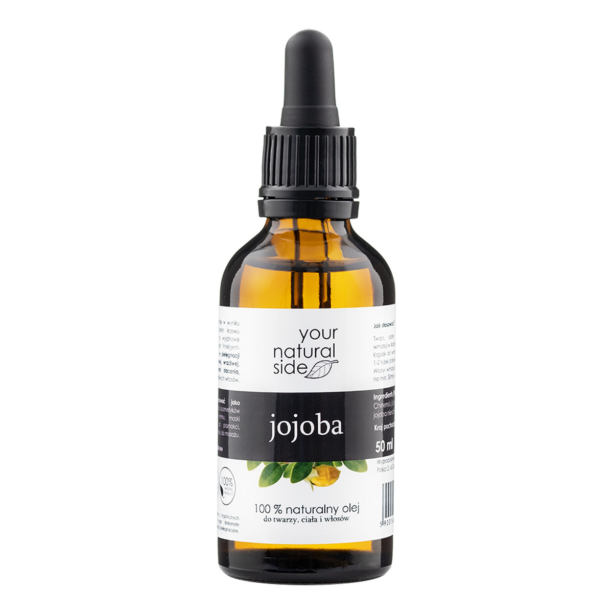 Your Natural Side nierafinowany olej jojoba pipetka 50ml