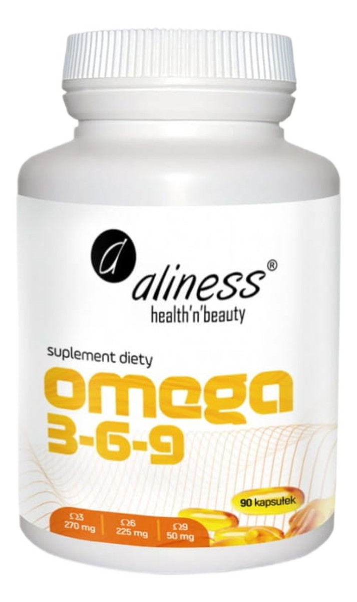 Omega 3-6-9 270/225/50mg suplement diety 90 kapsułek