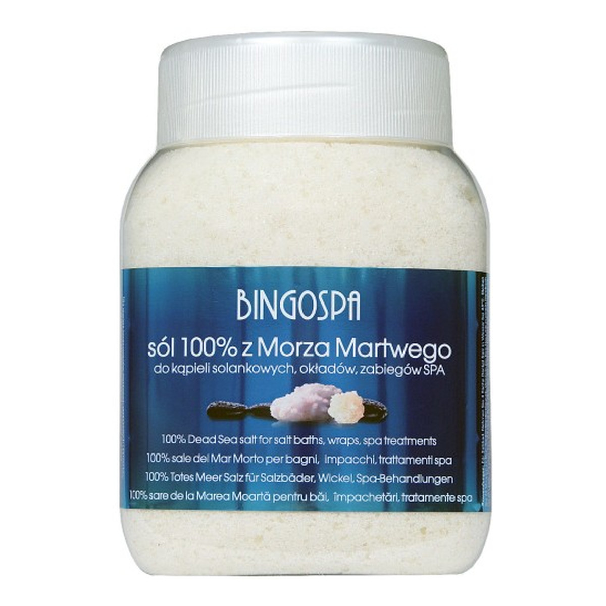 BINGOSPA Sól z Morza Martwego 100% 1250g