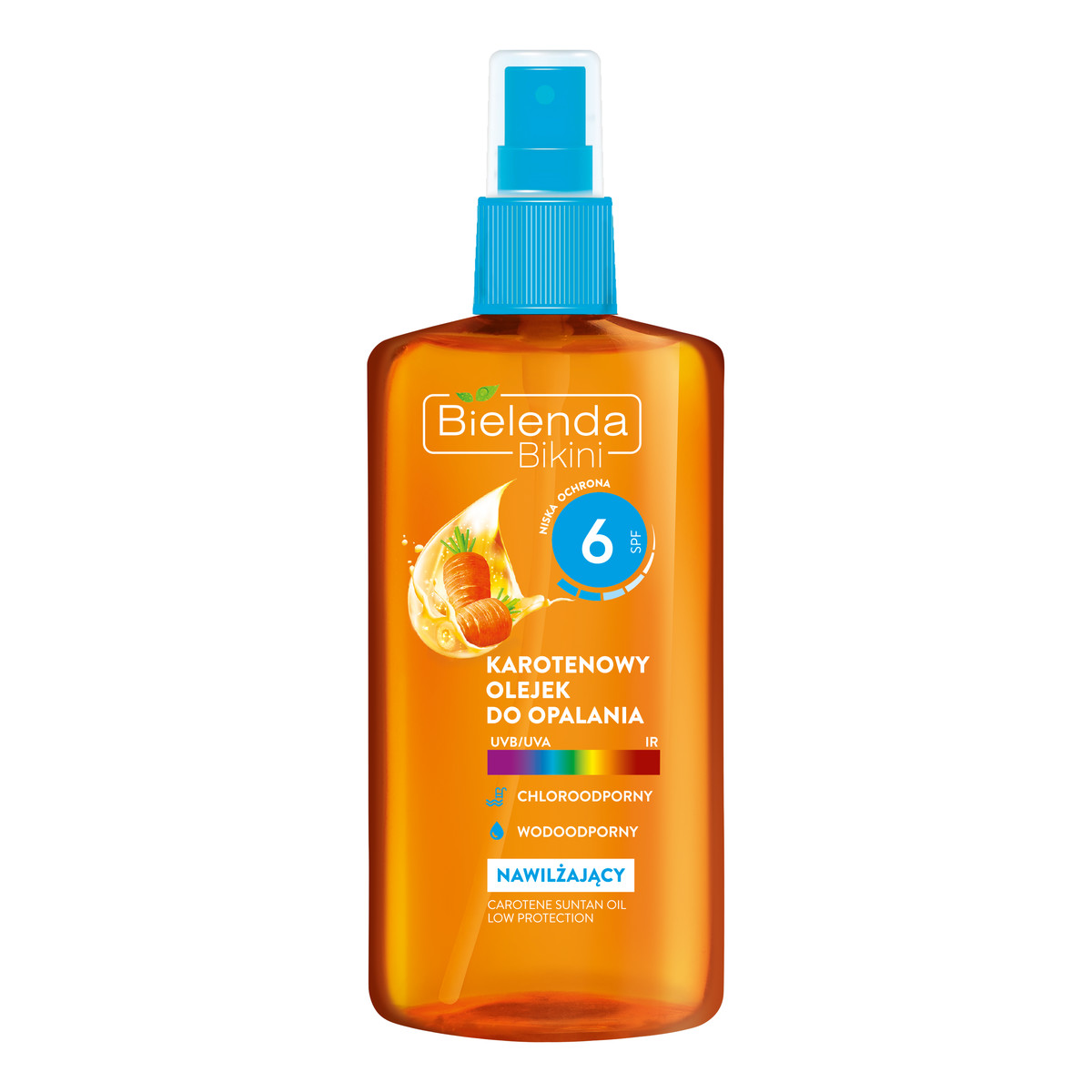 Bielenda Bikini Karotenowy Olejek Do Opalania SPF 6 150ml