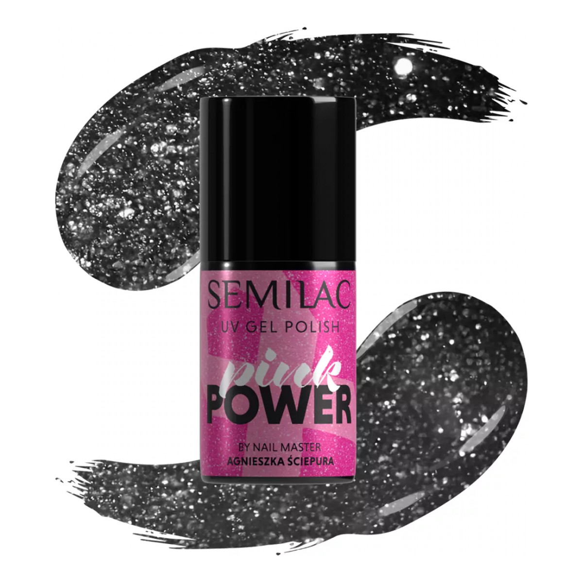 Semilac Pink power lakier hybrydowy do paznokci 7ml