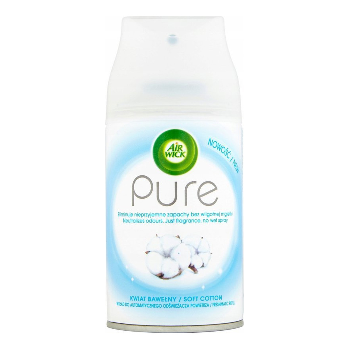 Air Wick Freshmatic Odświeżacz powietrza Pure Cotton 250ml