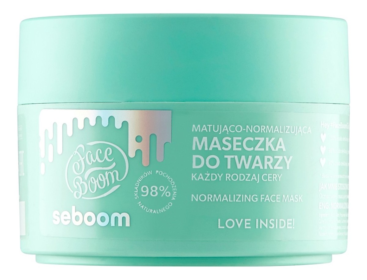 Matująco-normalizująca Maseczka do twarzy - każdy rodzaj cery