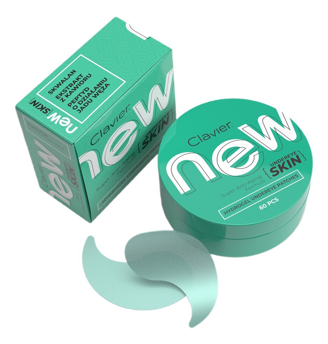 New Undereye Skin odmładzające żelowe płatki pod oczy 60szt.
