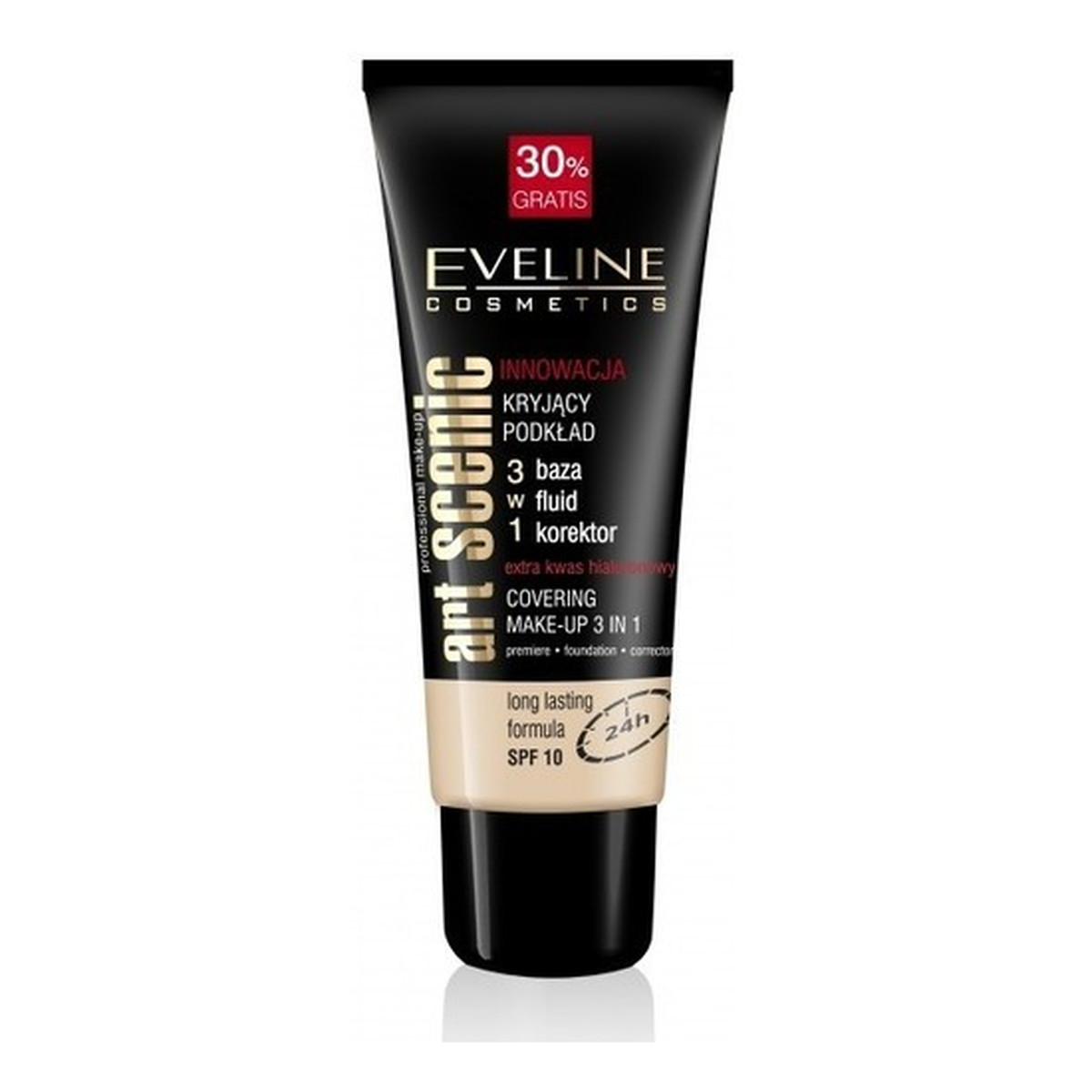Eveline Art Scenic Podkład Do Twarzy Kryjący 3w1 Baza-Podkład-Korektor 40ml