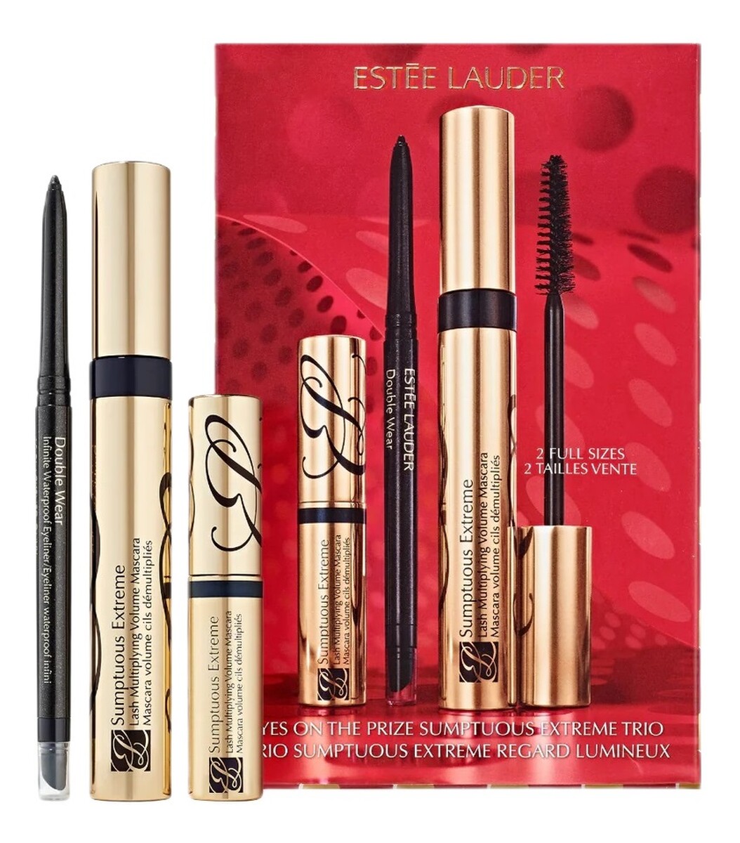 Zestaw tusz do rzęs 8ml + tusz do rzęs 2.8ml + wodoodporny eyeliner 1.2g