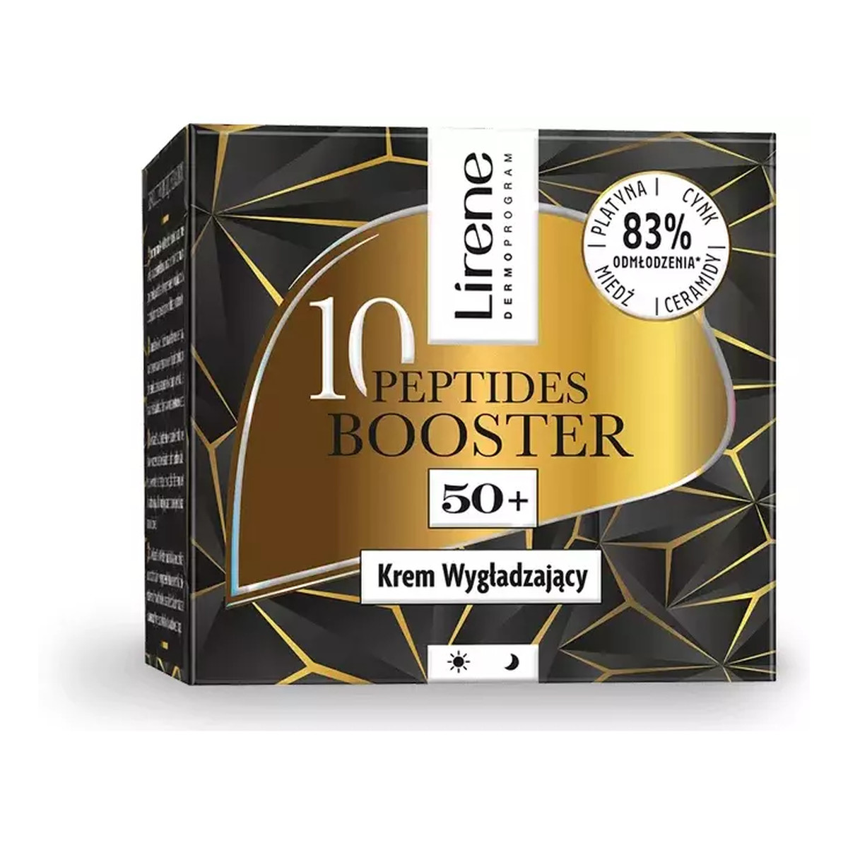Lirene 10 Peptides Booster Krem wygładzający 50+ 50ml i Serum odmładzające 30ml