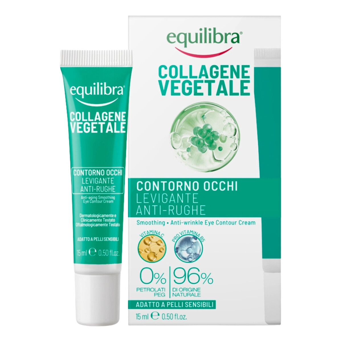 Beauty Formulas EQUILIBRA COLLAGENE Krem pod oczy 15ml