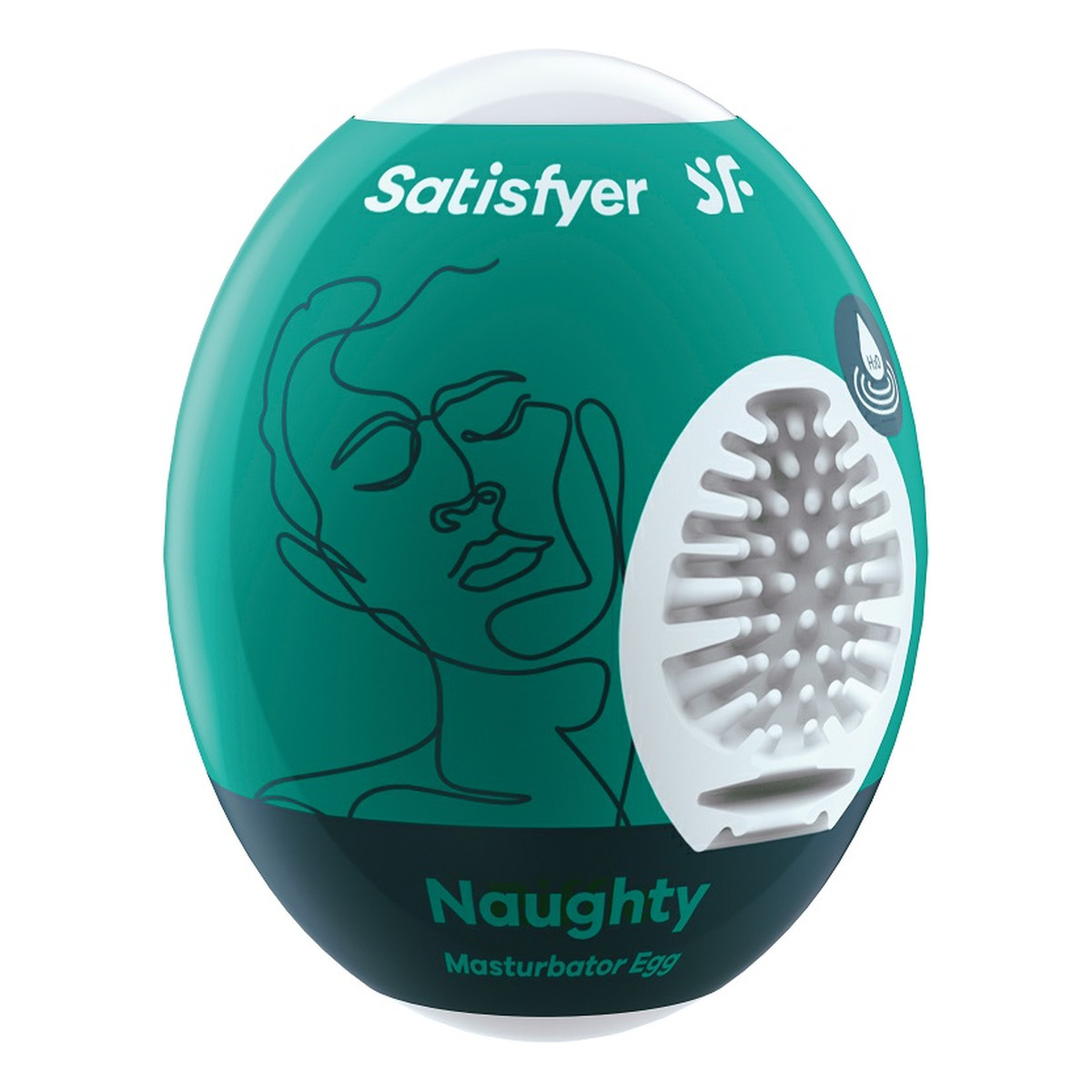 Satisfyer Masturbator egg masturbator w kształcie jajka naughty