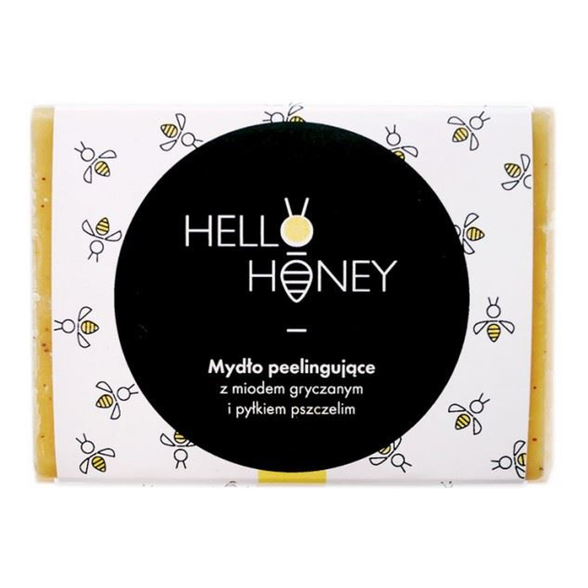 Lullalove Hello Honey Peelingujące mydło z pyłkiem pszczelim i miodem 100g
