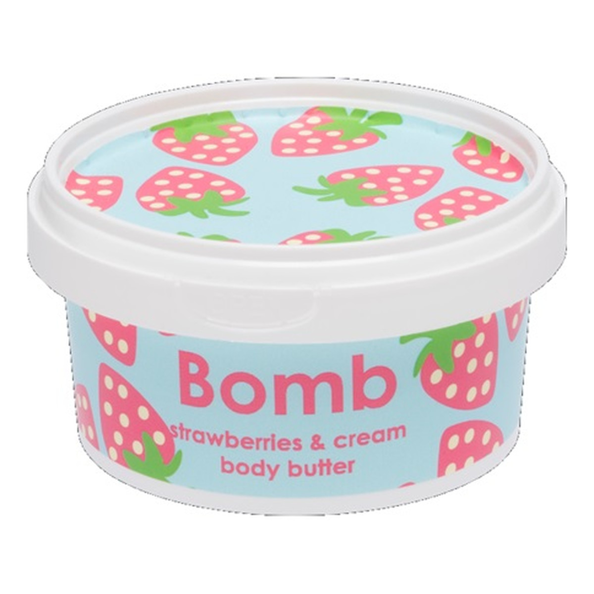 Bomb Cosmetics Strawberry & cream prefect body butter masło do ciała truskawka & śmietana 200ml