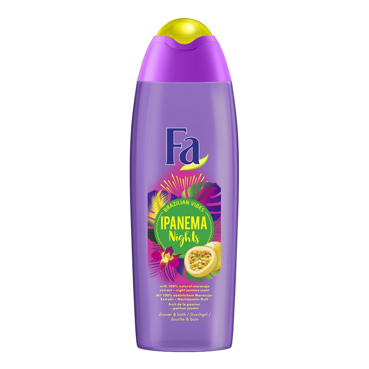 Fa Brazilian Vibes Ipanema Nights Shower Gel Żel pod prysznic maracuja night jasmine scent 750ml