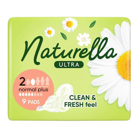 Naturella ultra normal plus podpaski ze skrzydełkami-normal plus (rozmiar 2) 1 op.-9 szt.