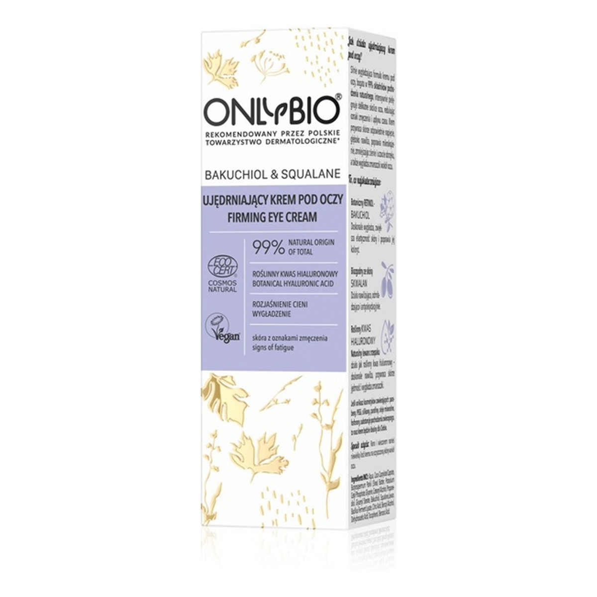 OnlyBio Bakuchiol & Skwalan Ujędrniający krem pod oczy 15ml