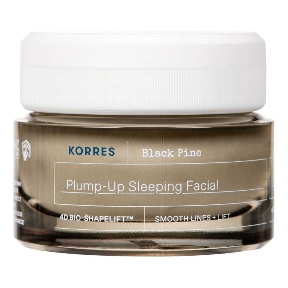 Korres Black Pine Plump-Up Sleeping Facial ujędrniający Krem-maska na noc 40ml
