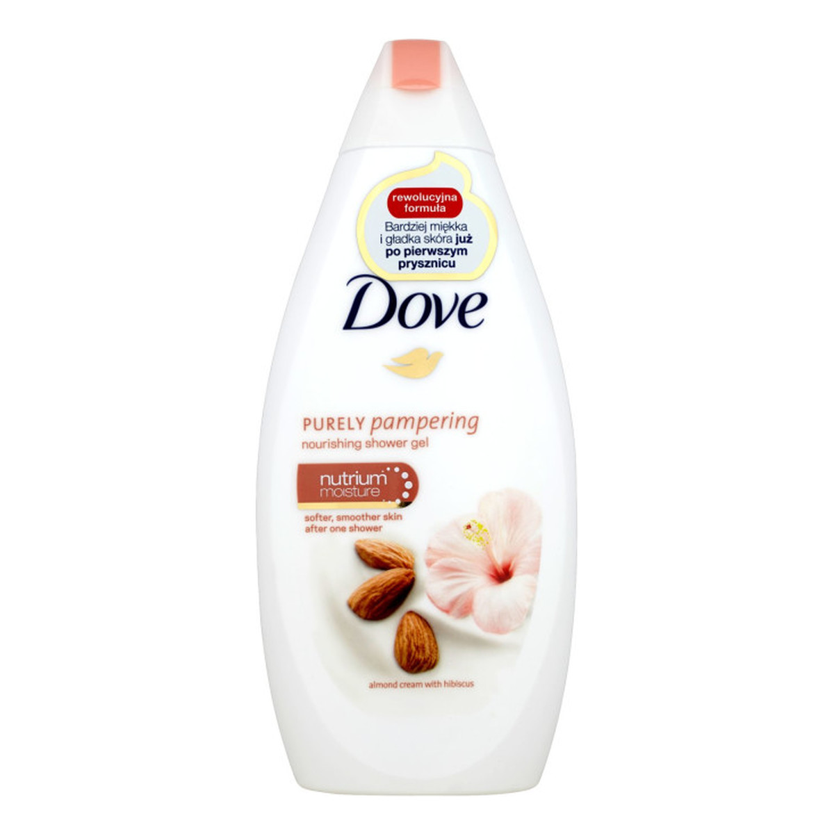 Dove Almond Cream with Hibiscus Purely Pampering Żel Pod Prysznic 500ml