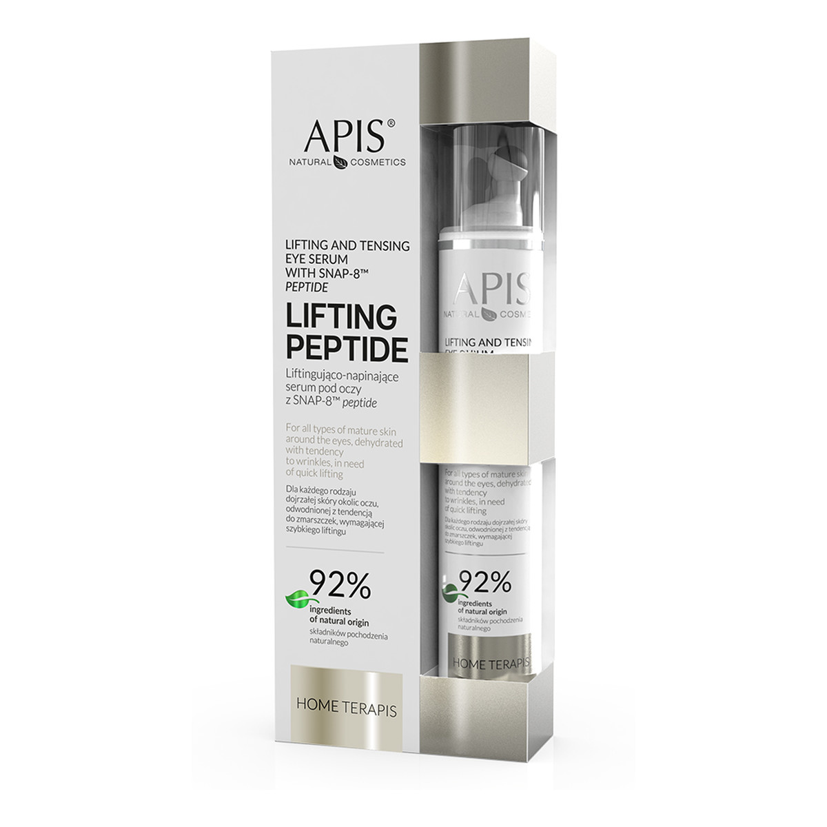 Apis Lifting Peptide liftingująco-napinające serum pod oczy z snap-8™ peptydy 10ml