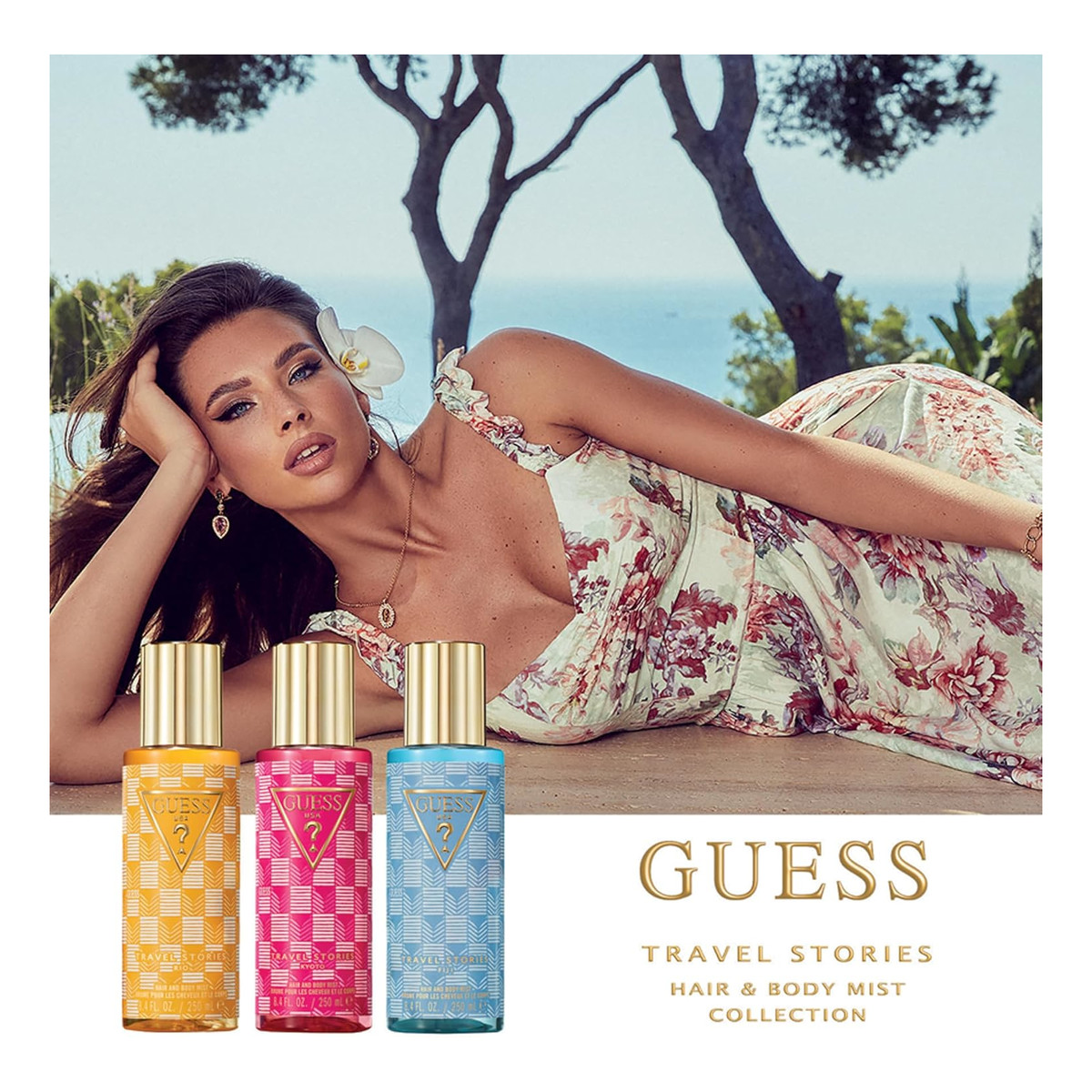 Guess Travel Stories Rio mgiełka do ciała i włosów 250ml