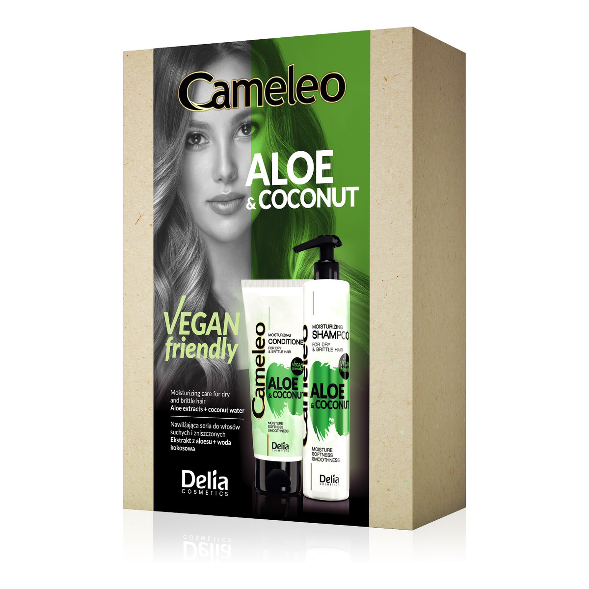 Cameleo Zestaw prezentowy Aloe&Coconut Szampon +Odżywka