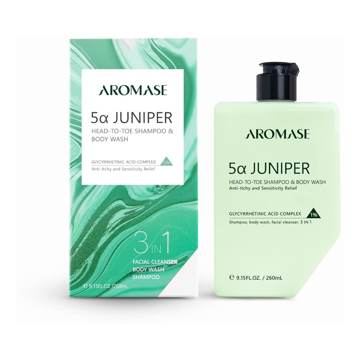 Aromase Żel do mycia twarzy ciała i włosów 260ml