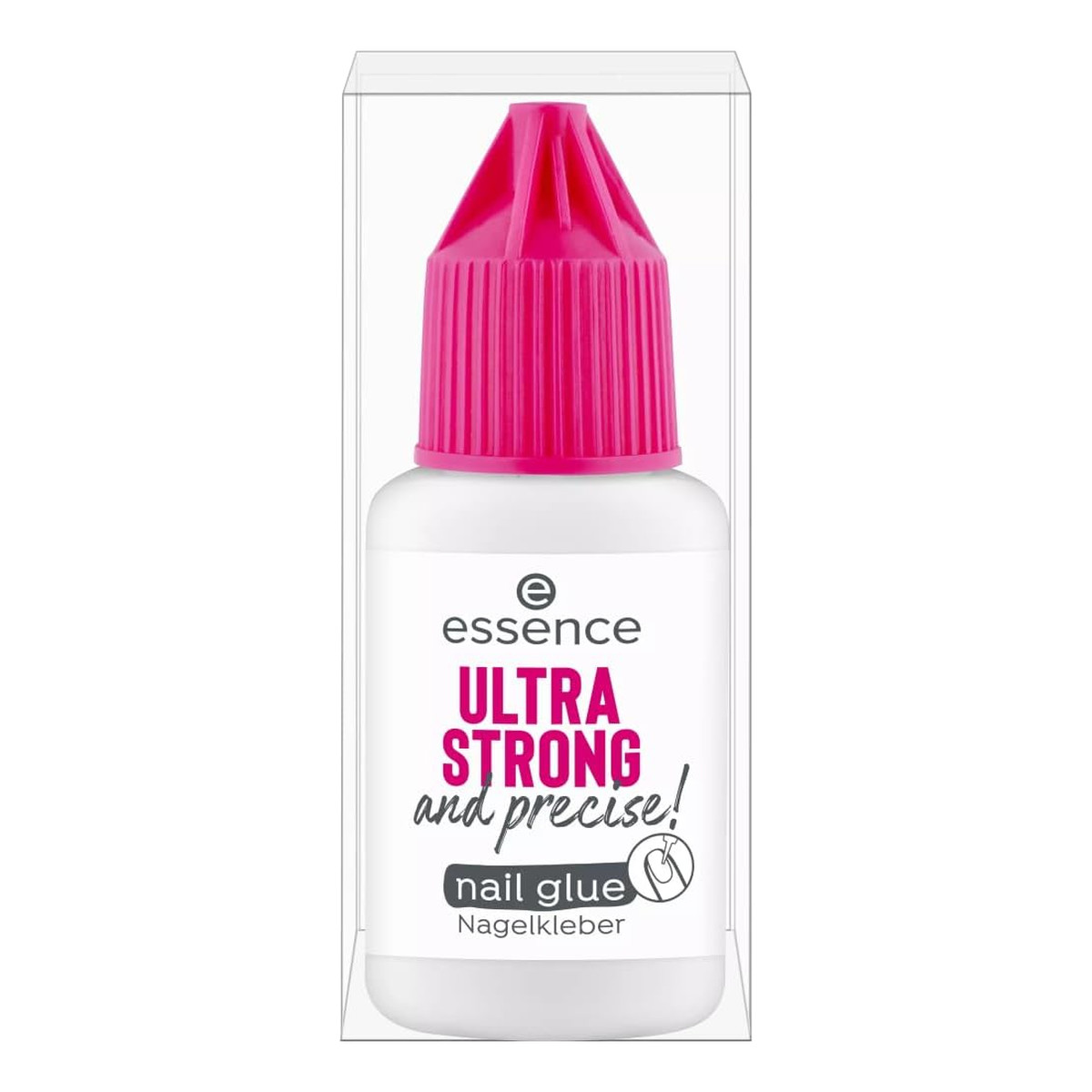 Essence Ultra Strong Bardzo mocny i precyzyjny klej do paznokci 8g