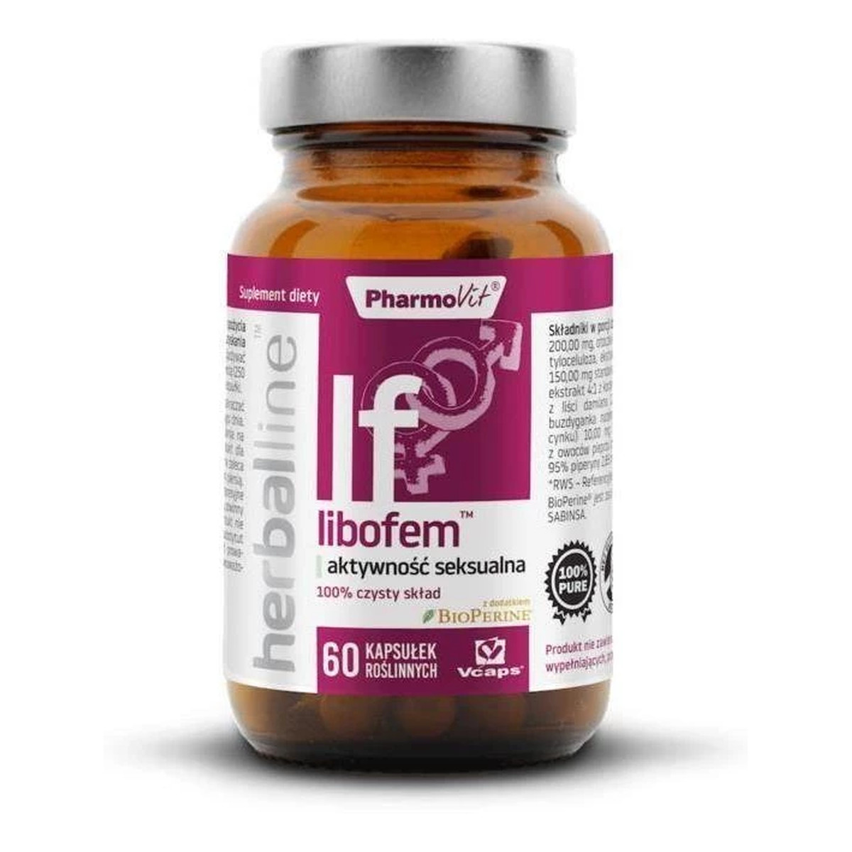Pharmovit Libofem Aktywność Seksualna suplement diety 60 kapsułek