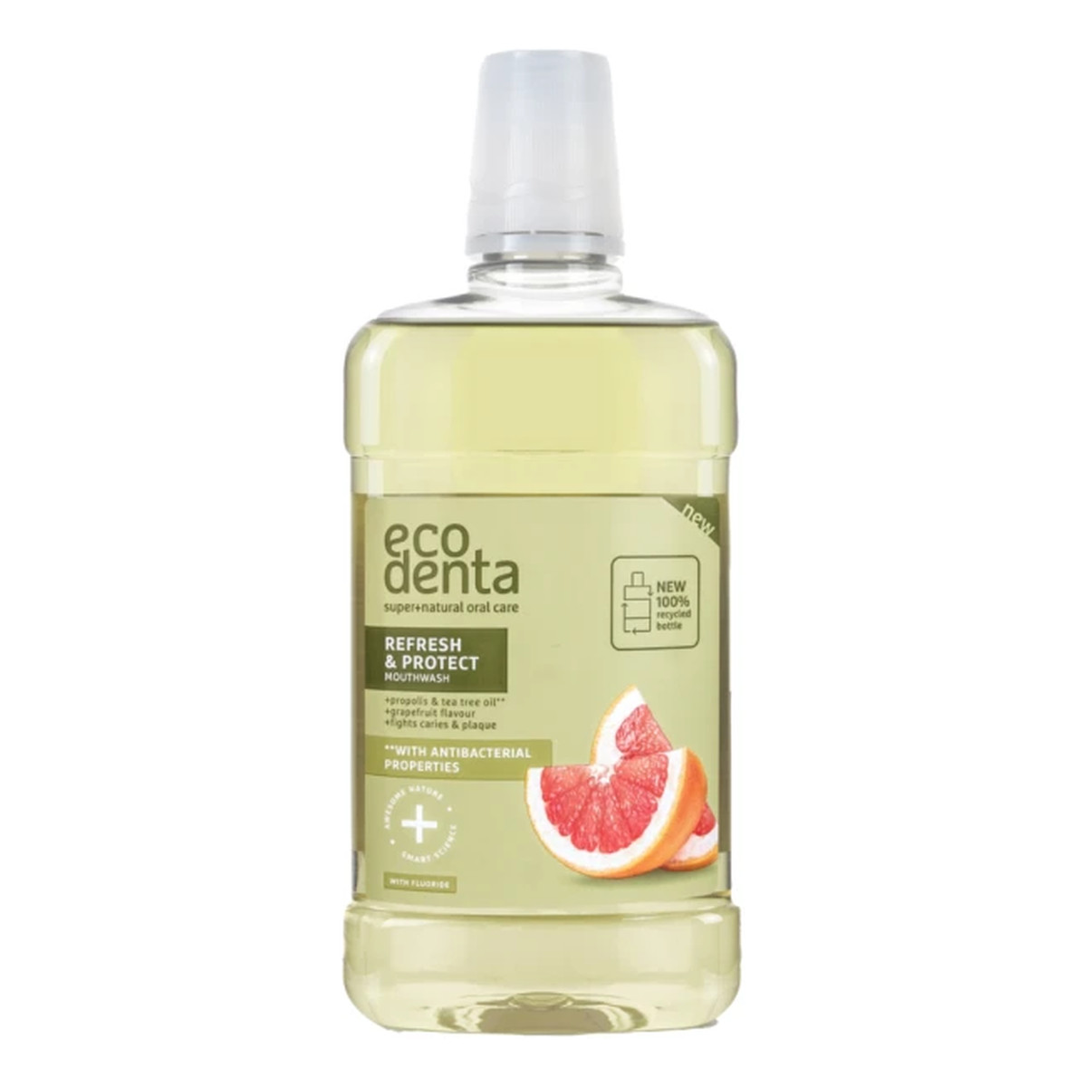 Ecodenta Refresh & Protect Odświeżający i ochronny płyn do płukania jamy ustnej 500ml