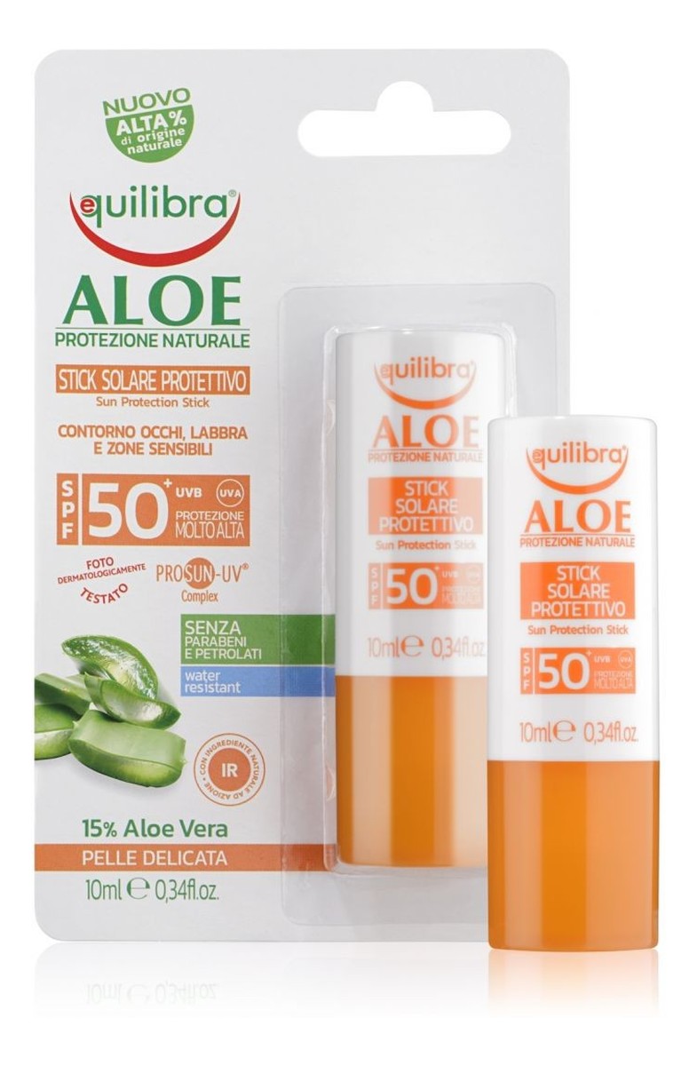 Aloesowy Sztyft przeciwsłoneczny SPF50+