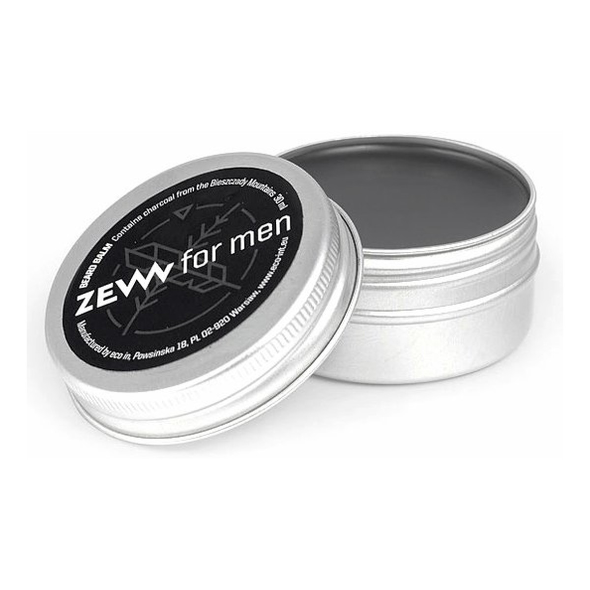 Zew For Men Balsam do brody zawiera węgiel drzewny z Bieszczad 30ml