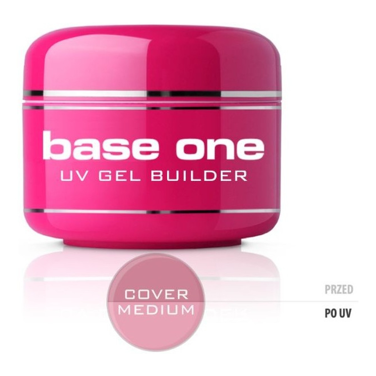 Silcare Gel Base maskujący żel UV do paznokci One Cover Medium 15g