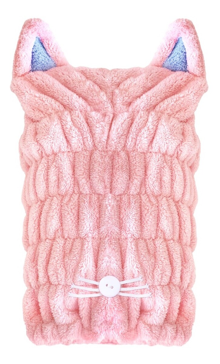 Kids bath hair wrap kąpielowy turban dla dzieci pink