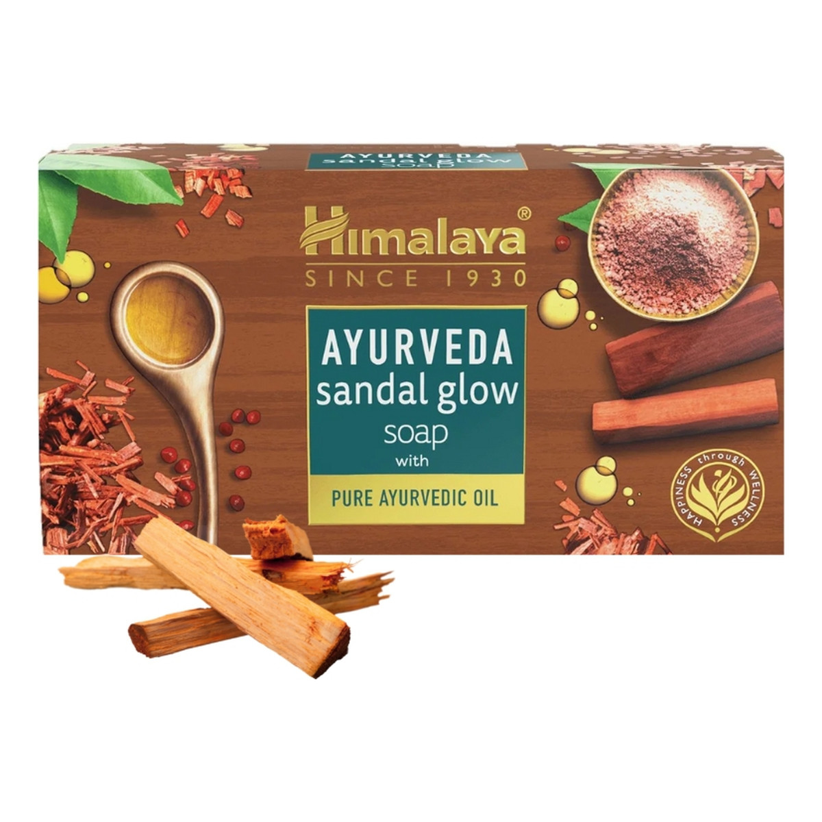 Himalaya Mydło ajurwedyjskie z olejkiem sandałowym 125g