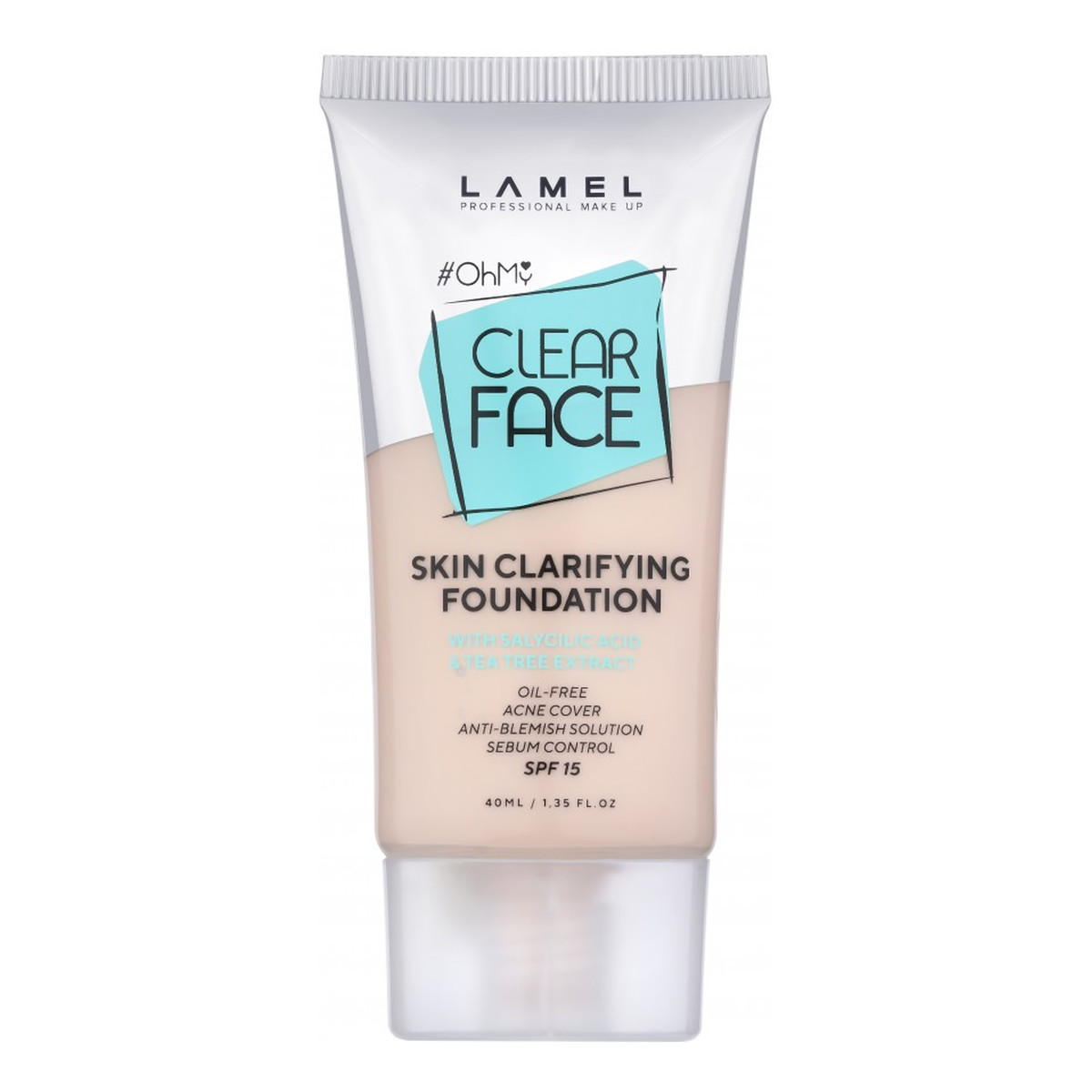 Lamel OhMy Clear Face Podkład do twarzy 40ml