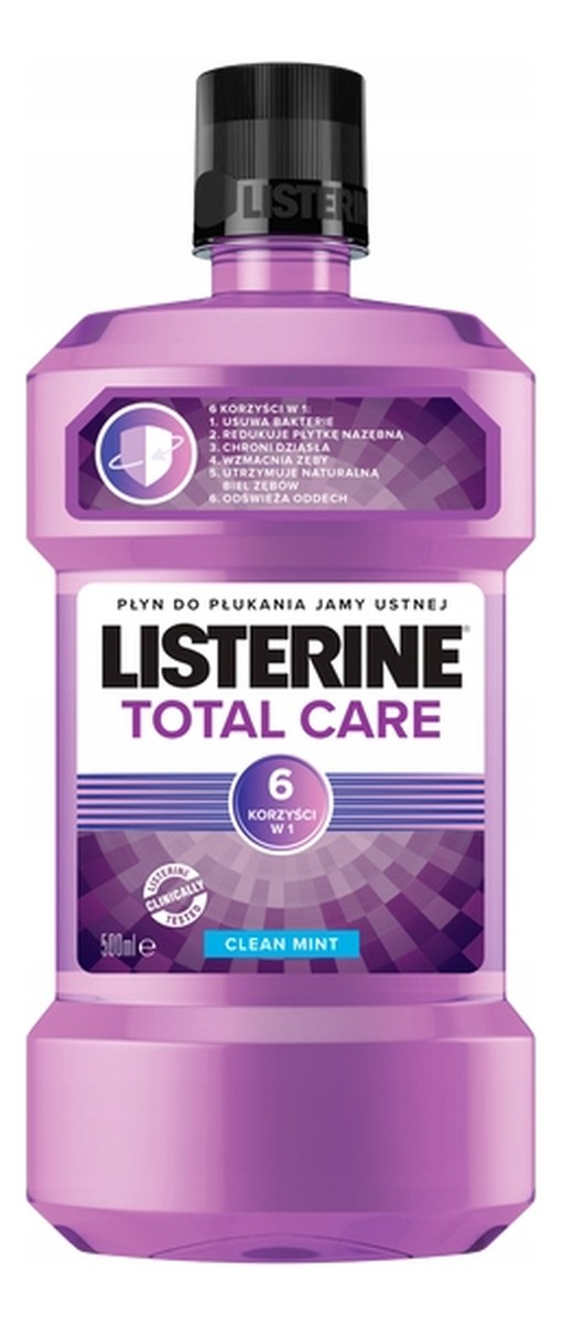 Total care płyn do płukania jamy ustnej clean mint