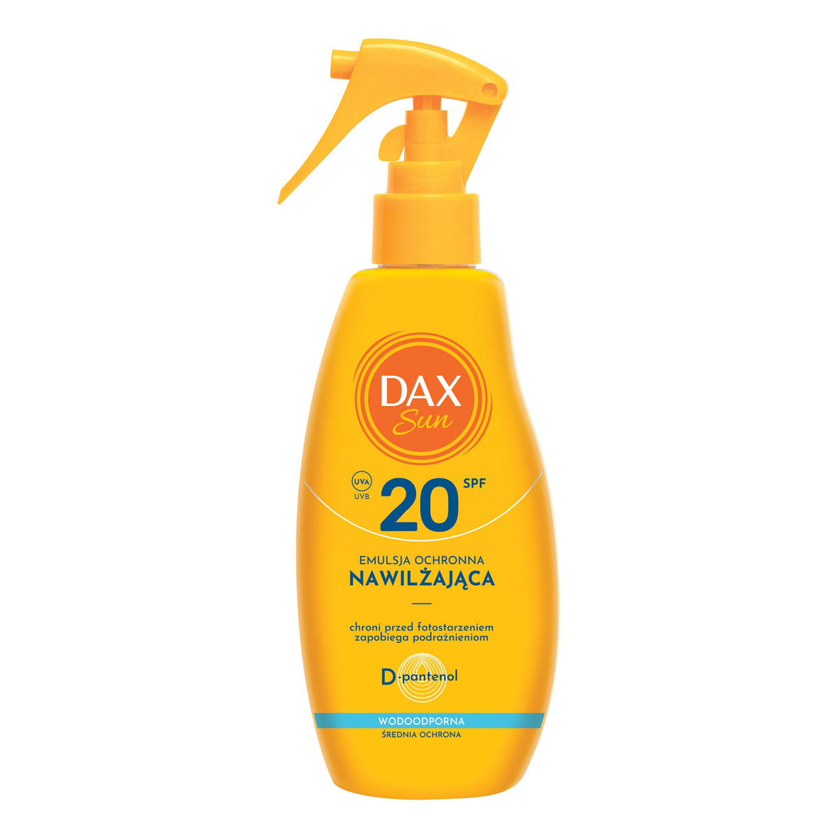 Dax Sun Nawilżająca Emulsja ochronna spf 20 200ml