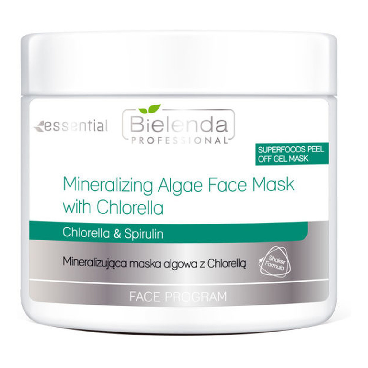 Bielenda Professional Face Program mineralizująca maska algowa z Chlorellą 200g