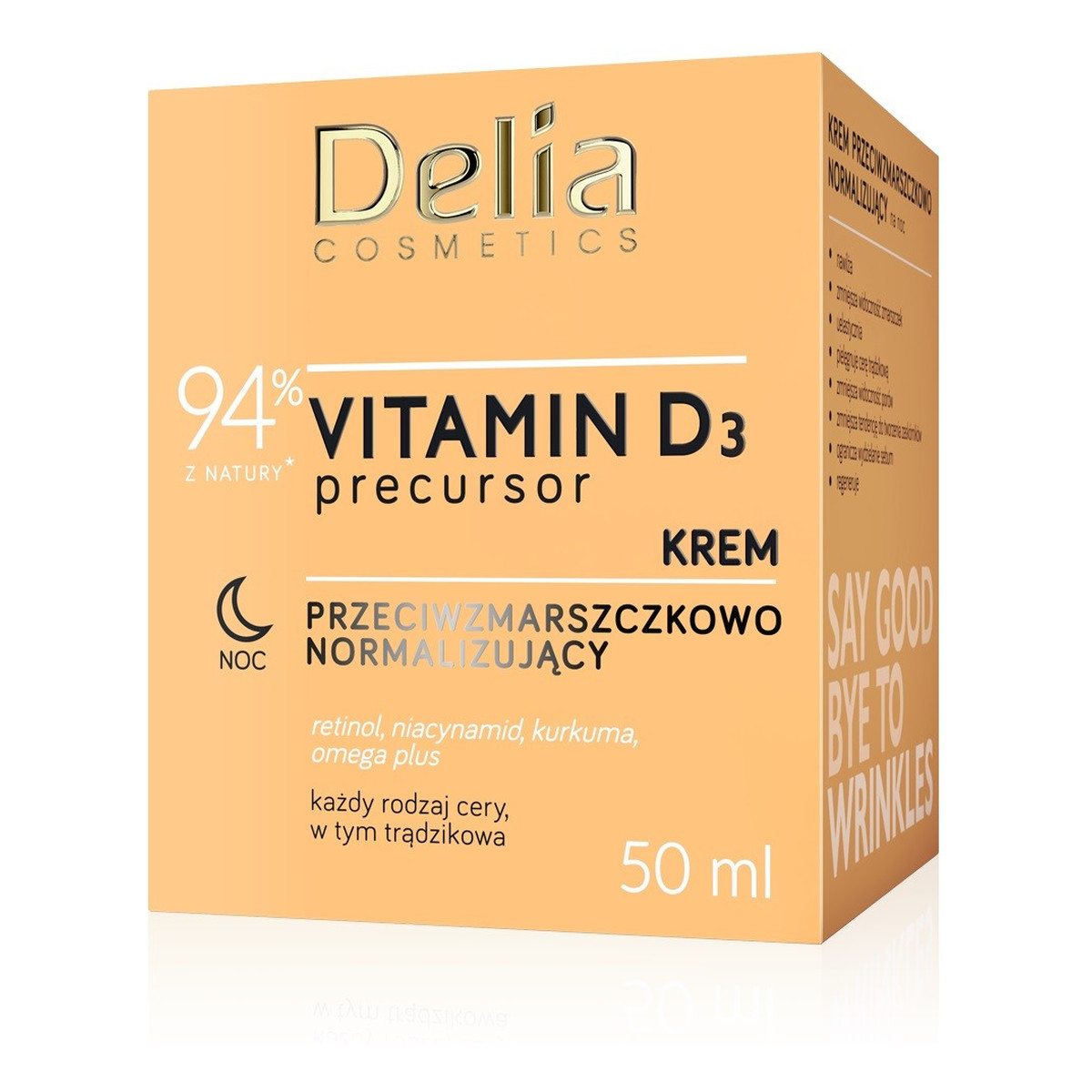 Delia Vitamin D3 Precursor Krem przeciwzmarszczkowo - normalizujący na noc 50ml