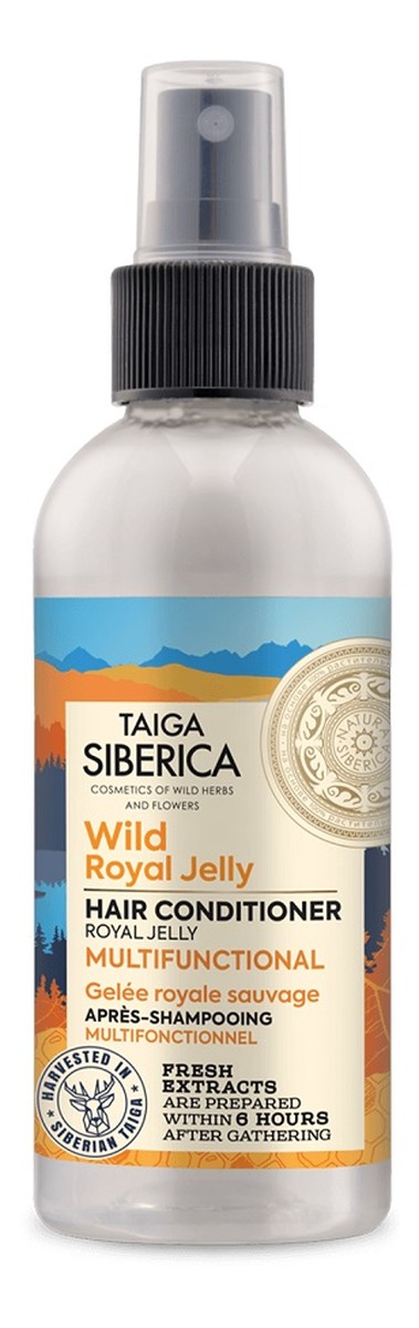 Taiga siberica wild royal jelly multifunkcyjna odżywka do włosów w sprayu z mleczkiem pszczelim