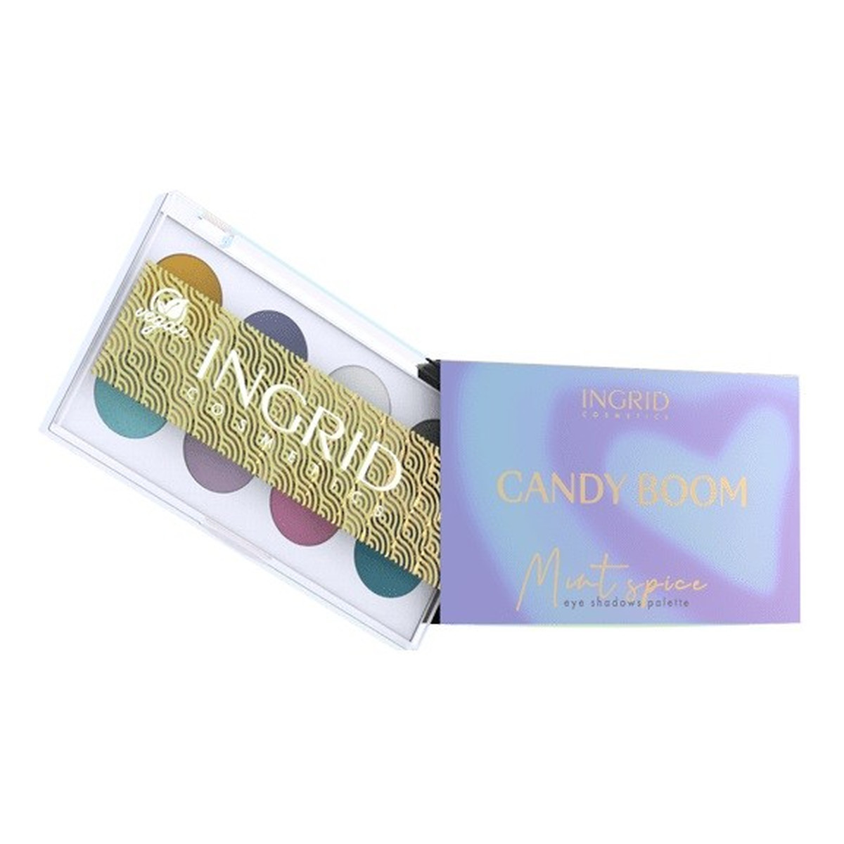 Ingrid Bali Candy Boom Paleta cieni do powiek Mint Spice