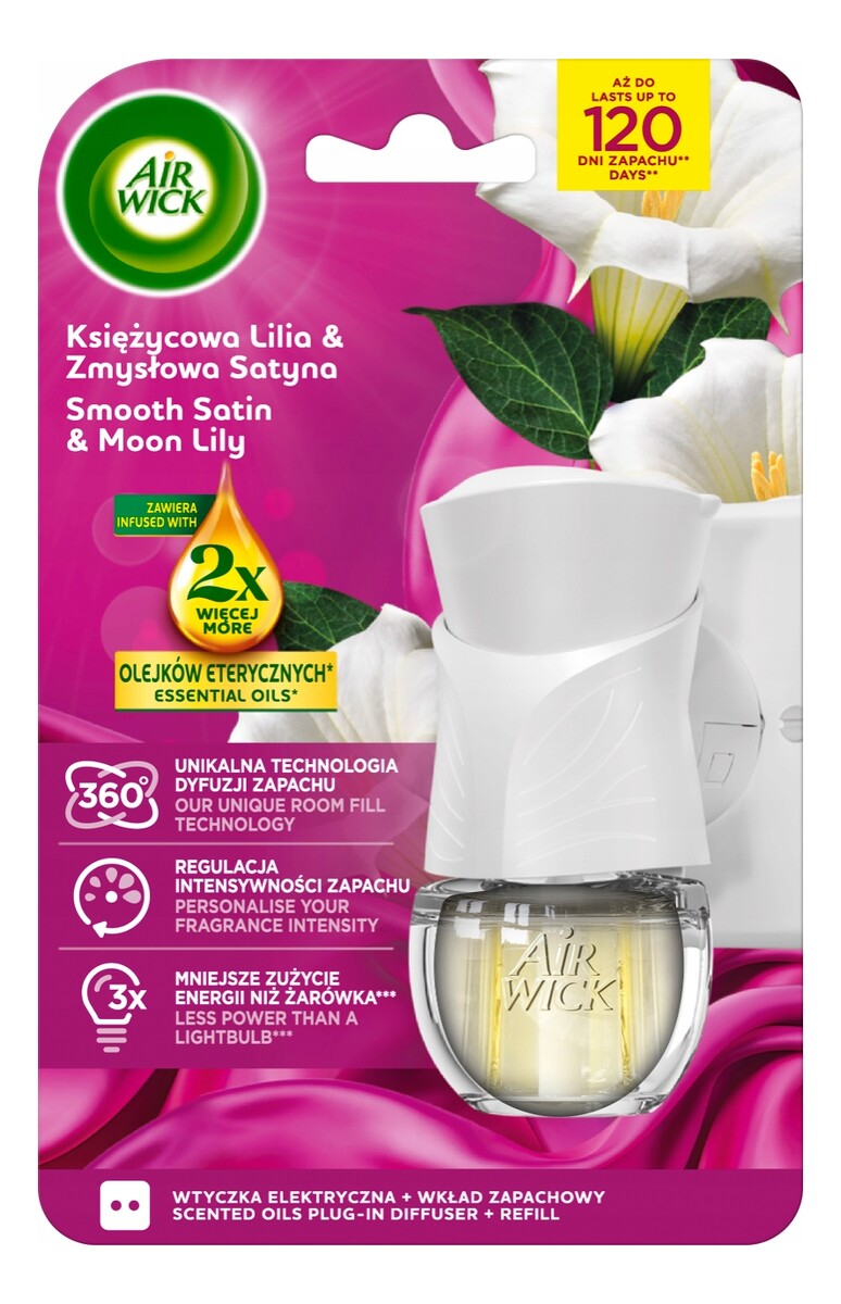 wtyczka elektryczna + wkład Księżycowa Lilia Zmysłowa Satyna
