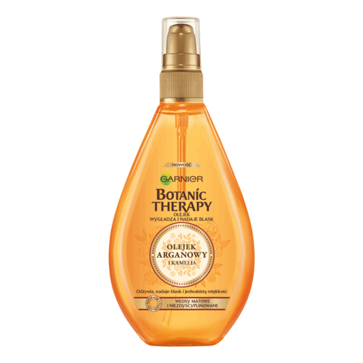 Garnier Botanic Therapy olejek nadaje miękkość i blask Olejek Arganowy i Kamelia 150ml