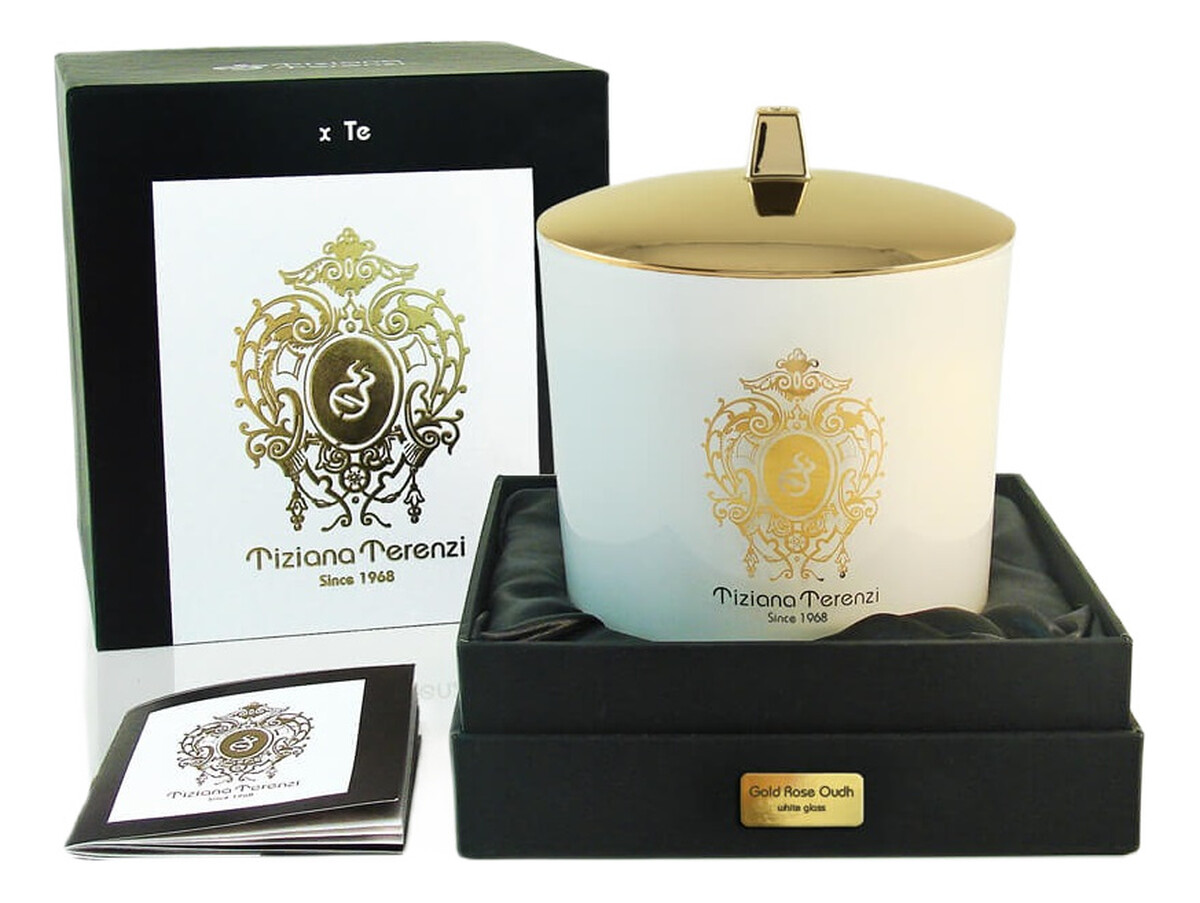 Gold rose oudh świeca zapachowa