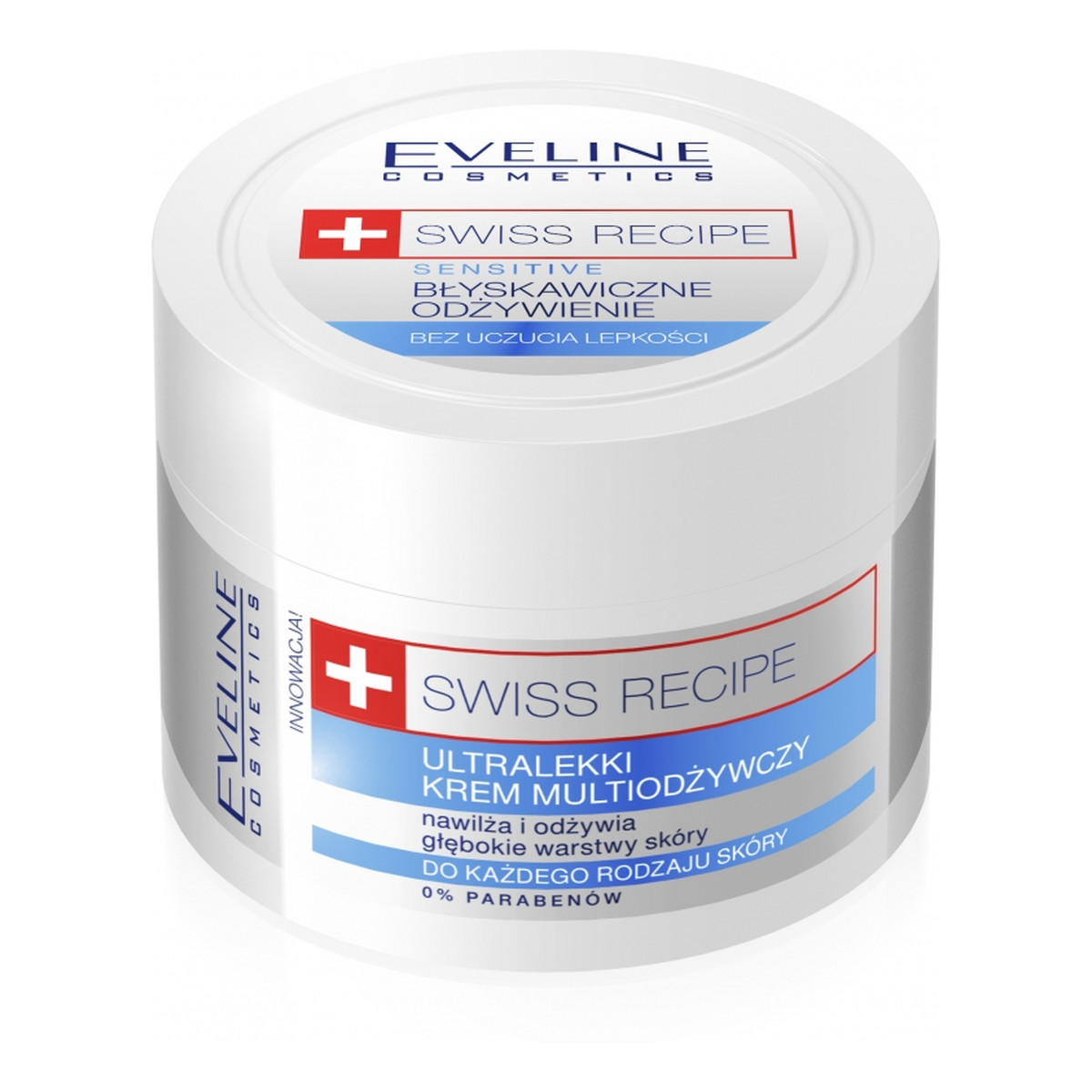 Eveline Swiss Recipe Ultralekki Krem Do Twarzy Multiodżywczy Dzień/Noc 50ml